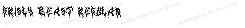 Grisly Beast Regular字体转换